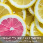 Ways to Rebrand Yourself as a Writer - Trial Run (podcast ep 157: Ann Kroeker, Writing Coach)